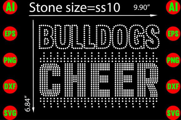 A Bulldog Fan’s Perfect Rhinestone T-Shirt Design