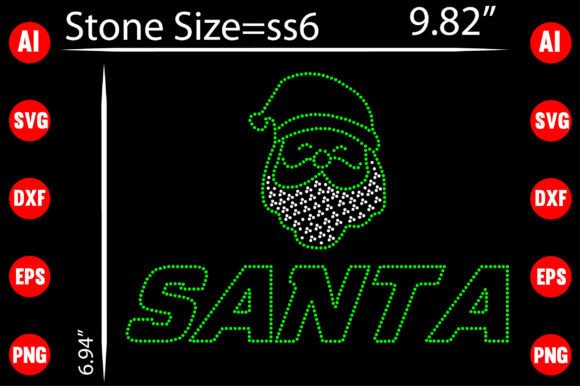 A Festive Santa Design for Small Business Graphics & T-Shirt Ideas