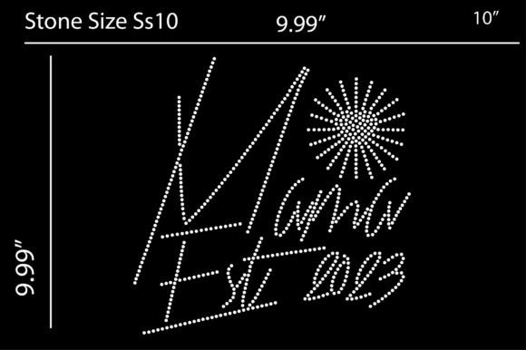 A Rhinestone Glam “Mama” for T-Shirt Graphics