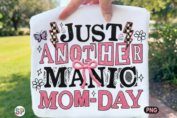 Charming Funny Motherhood PNG for T-Shirt Designs