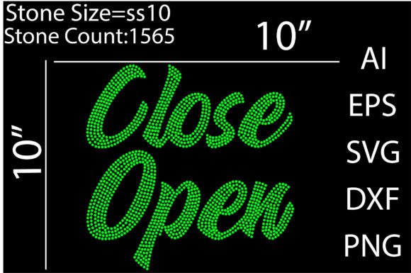 Close Open Rhinestone Templates: A Designer's Review for Blog Graphics