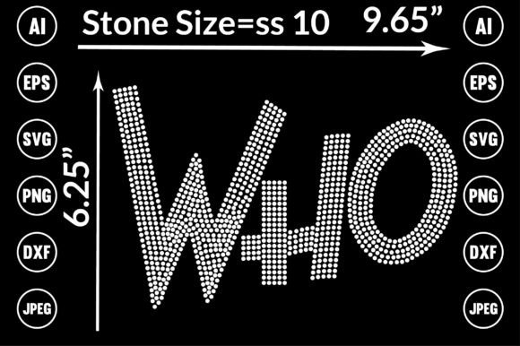 Crafting Brilliance: A Designer's Review of the Who Rhinestone Graphics