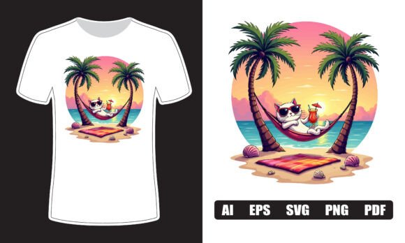 Epic Sunset Wave: A Bold Graphic for T-Shirt Designs