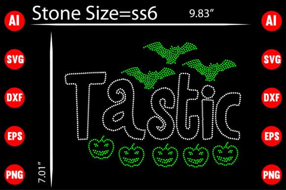 Halloween Rhinestone Graphics for Elevated T-Shirt & Local Brand Designs