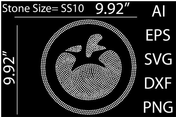 Printable Fruit Rhinestone Designs for Modern Brand Graphics