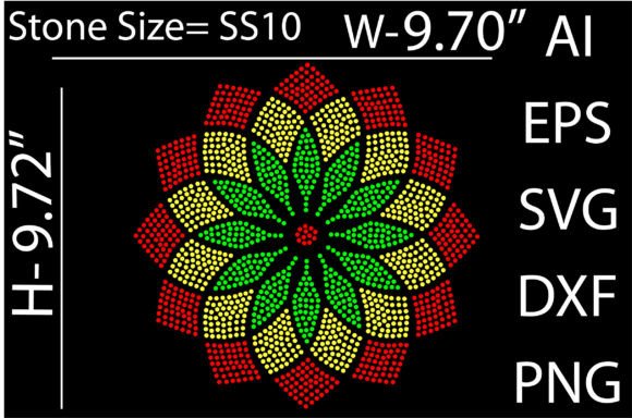 Printable Rose Rhinestone Templates for T-Shirt Designs