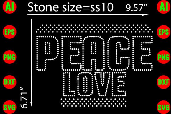 Reviewing the Peace Love Rhinestones for a Boutique Brand Project