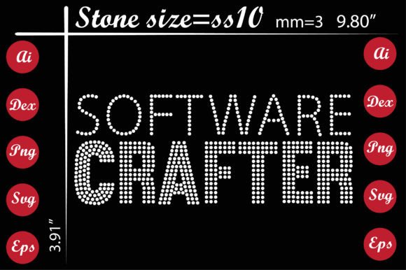 Software Crafter Rhinestone Templates for T-Shirt Designs