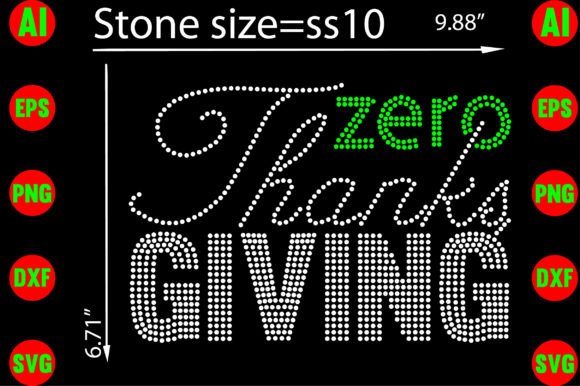 Why Zero Thanksgiving Rhinestone Graphics Are a Seasonal T-Shirt Design Winner