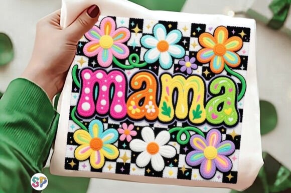 Yarn Floral Mama, Mothers Day T-Shirt Graphics